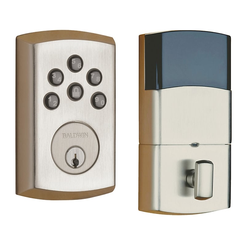 Baldwin 8285.Ac3 Soho Electronic Keypad Single Cylinder Deadbolt With Z Wave Technology N A