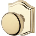 Baldwin Fd.Rou.Tar Round Dummy Knobset With Traditional Arch Rose