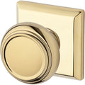 Baldwin Fd.Tra.Tsr Traditional Dummy Knobset With Traditional Square Rose
