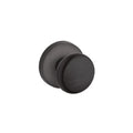 Baldwin Hd.Rou.Crr Round Single Dummy Door Knob With Contemporary Round Rose