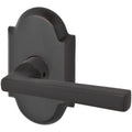 Baldwin En.Tap.Rar Taper Keyed Entry Single Cylinder Leverset With Rustic Arch Rose Dark Bronze N A
