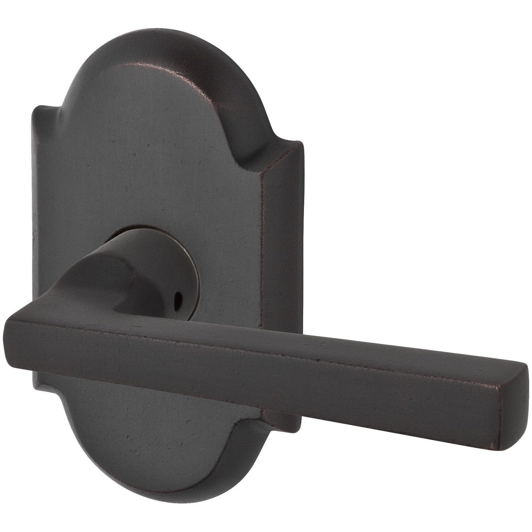 Baldwin En.Tap.Rar Taper Keyed Entry Single Cylinder Leverset With Rustic Arch Rose Dark Bronze N A