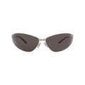 Balenciaga Shield Frame Metal Sunglasses
