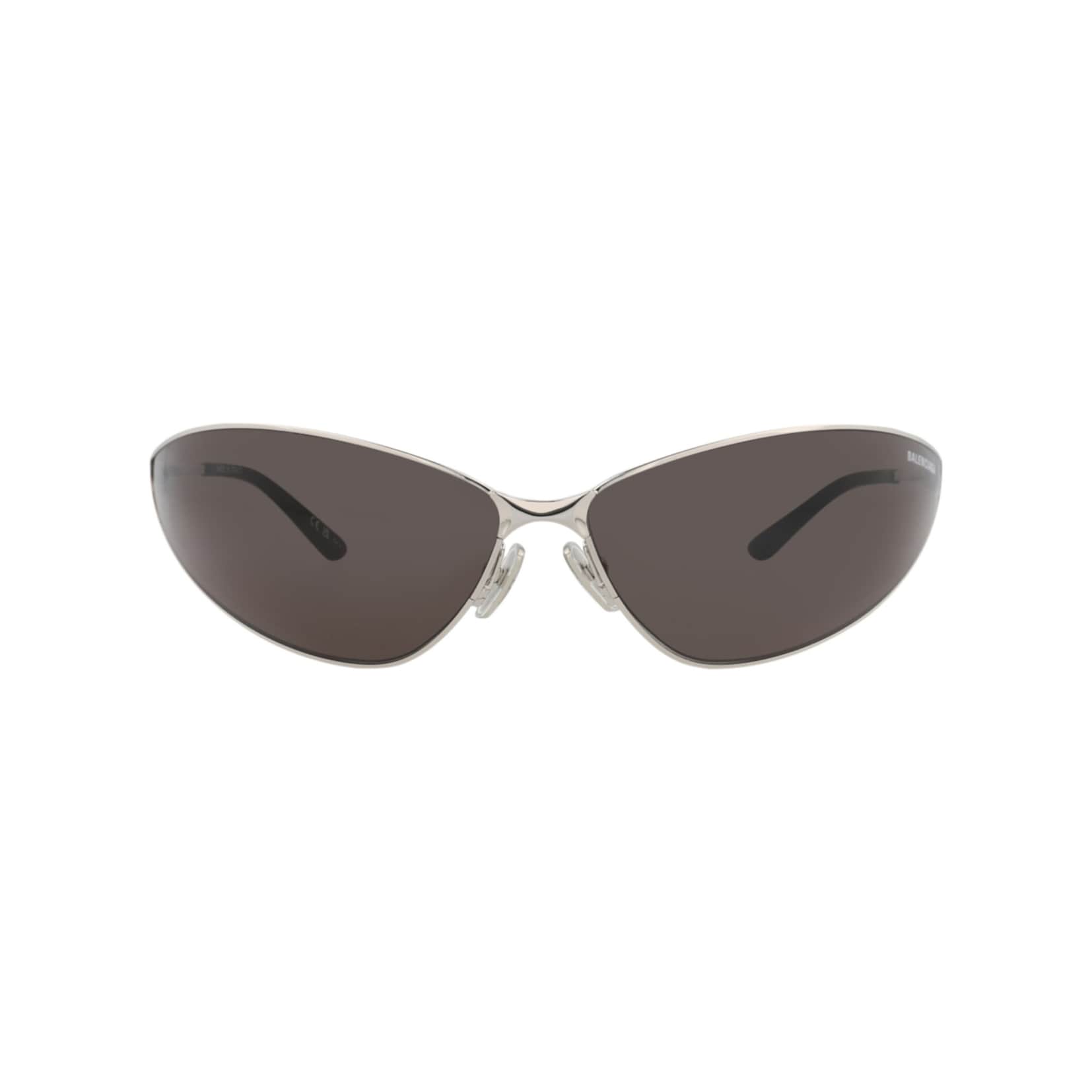 Balenciaga Shield Frame Metal Sunglasses