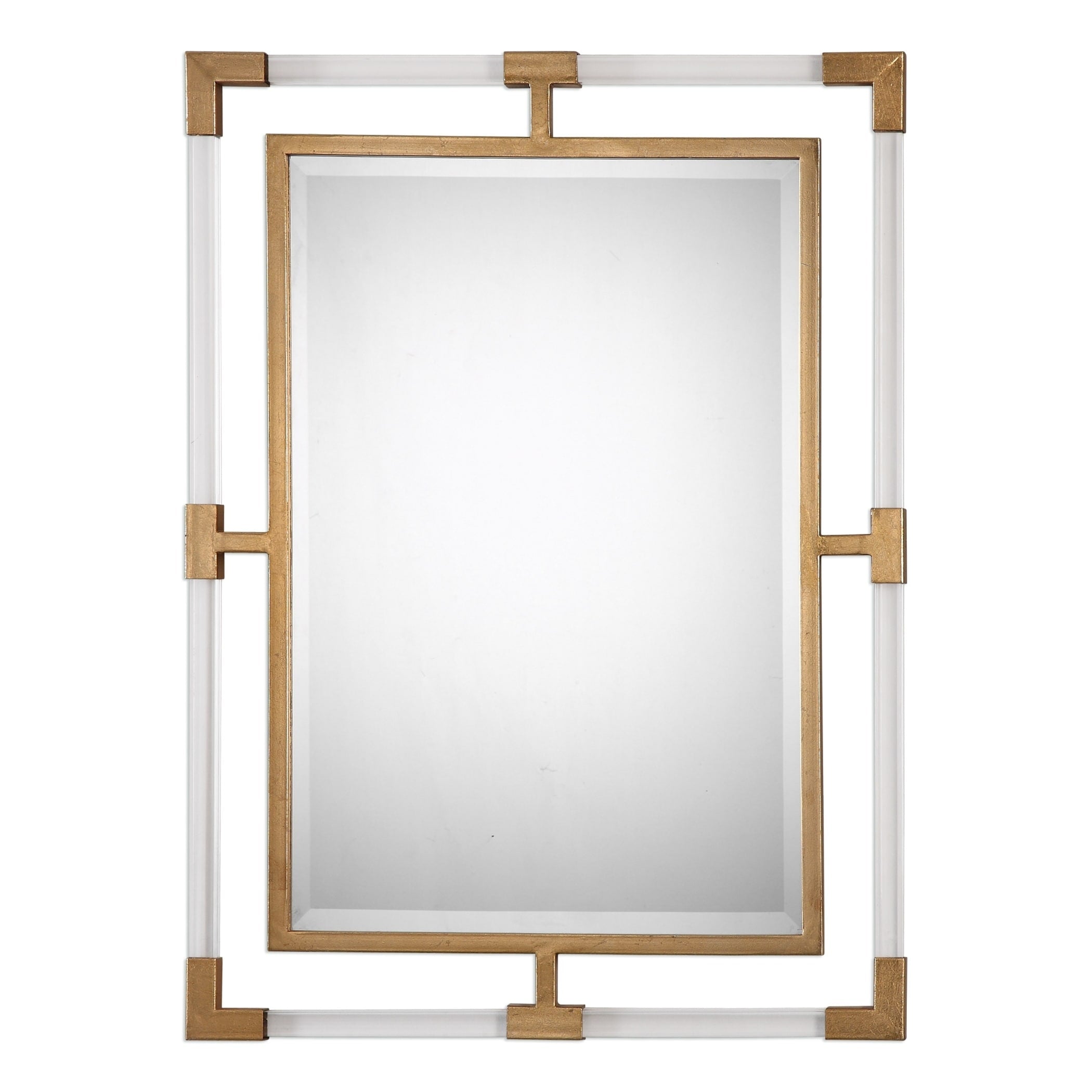 Balkan Modern Gold Wall Mirror 27.5X37.5X1.375