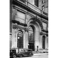 Baltimore Commercial Bank Building Black And White Gallery Wrapped Canvas
