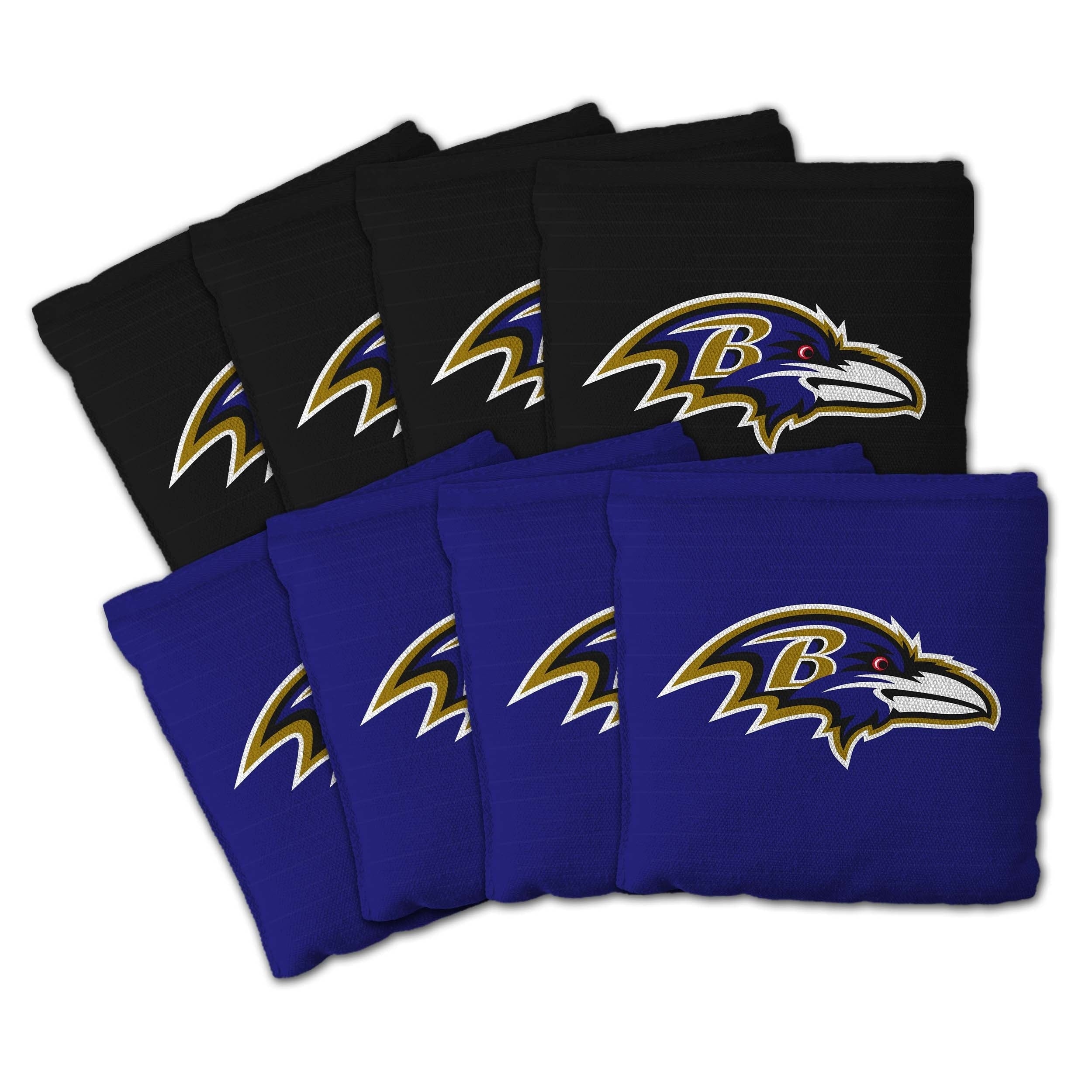 Baltimore Ravens Nfl Dual Sided Pro Stop Slide Cornhole Bags