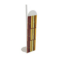 Evideco Java Freestanding Printed Toilet Tissue Paper Roll Holder Reserve 4 Rolls