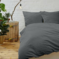Bamboo Feel 1800 Count 3 Piece Super Soft Duvet Cover Set For Comforter