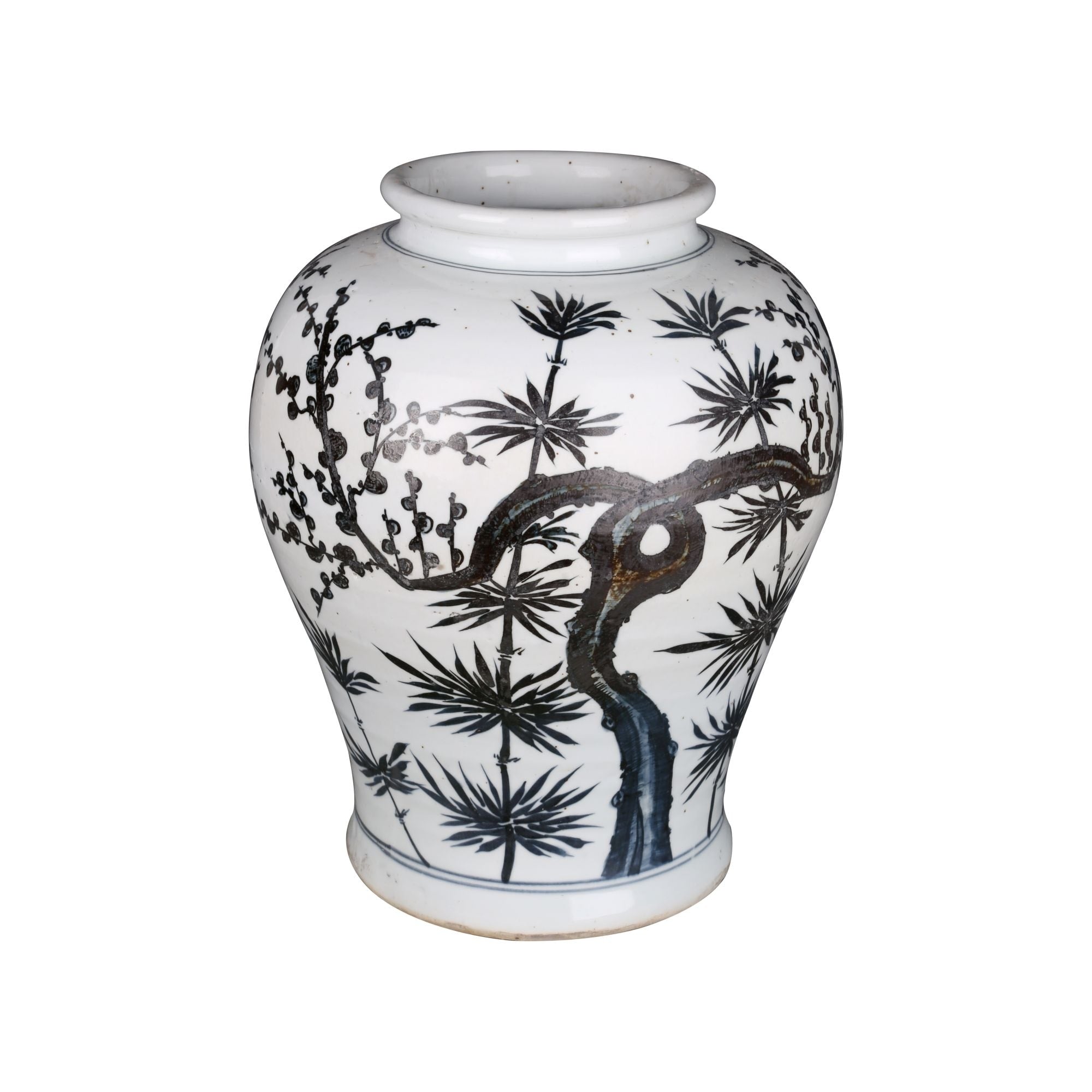 Bamboo Flaring Rim Dynasty Decorative Jar