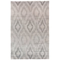 Bamboo Silk Hand Knotted Bamboo Silk Light Silver Gray Area Rug 8 X 10