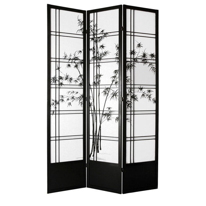 Handmade Bamboo Tree 84 Inch Shoji Screen China