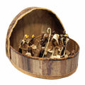 Banana Fiber Handmade Arched Nativity Set Kenya