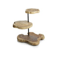 Banda 3 Tier Teak Root Serving Tray