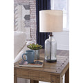 Bandile Modern Farmhouse Glass Table Lamp 10 W X 10 D X 22 H