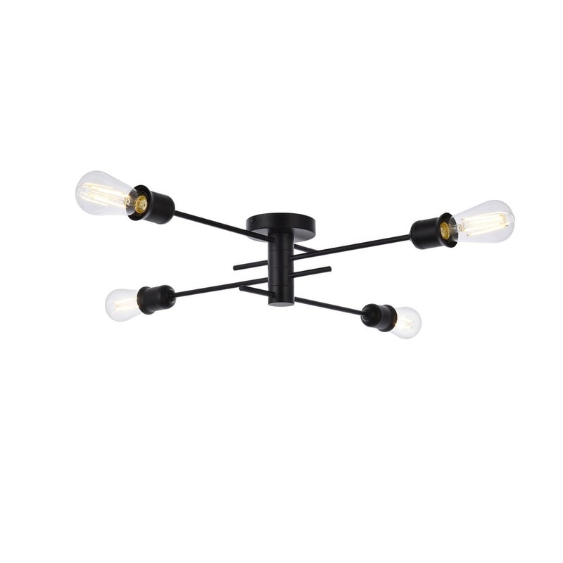 Bane 4 Light Flush Mount 26 Inch