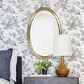 Banks Silver Leaf And Gold Rim Mirror Silver Gold