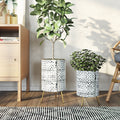 Bantu Modern Planters Set Of 2 N A