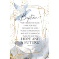 Baptism Wood Plaque With Easel And Hanger 6 Inches X 9 Inches