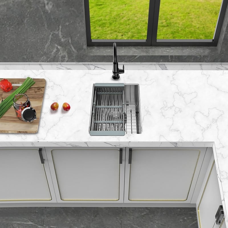 Bar Prep Sink Single Bowl Stainless Steel Kitchen Sink 15 X 20