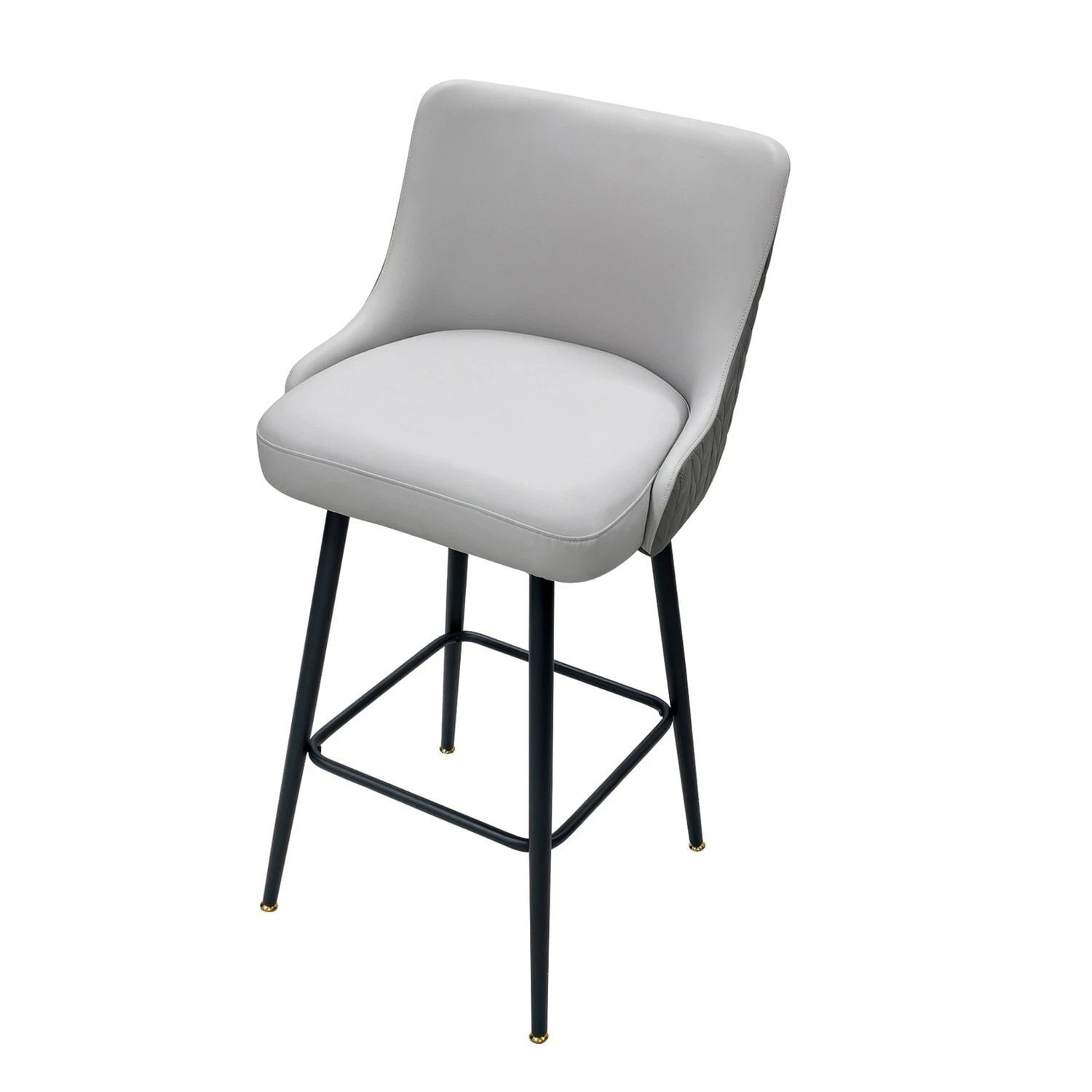 Bar Stools For Kitchen Counter Height Leather 360 Swivel Footrest