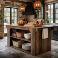 Bar Table With Storage 55 Inch Long Island Bar Station