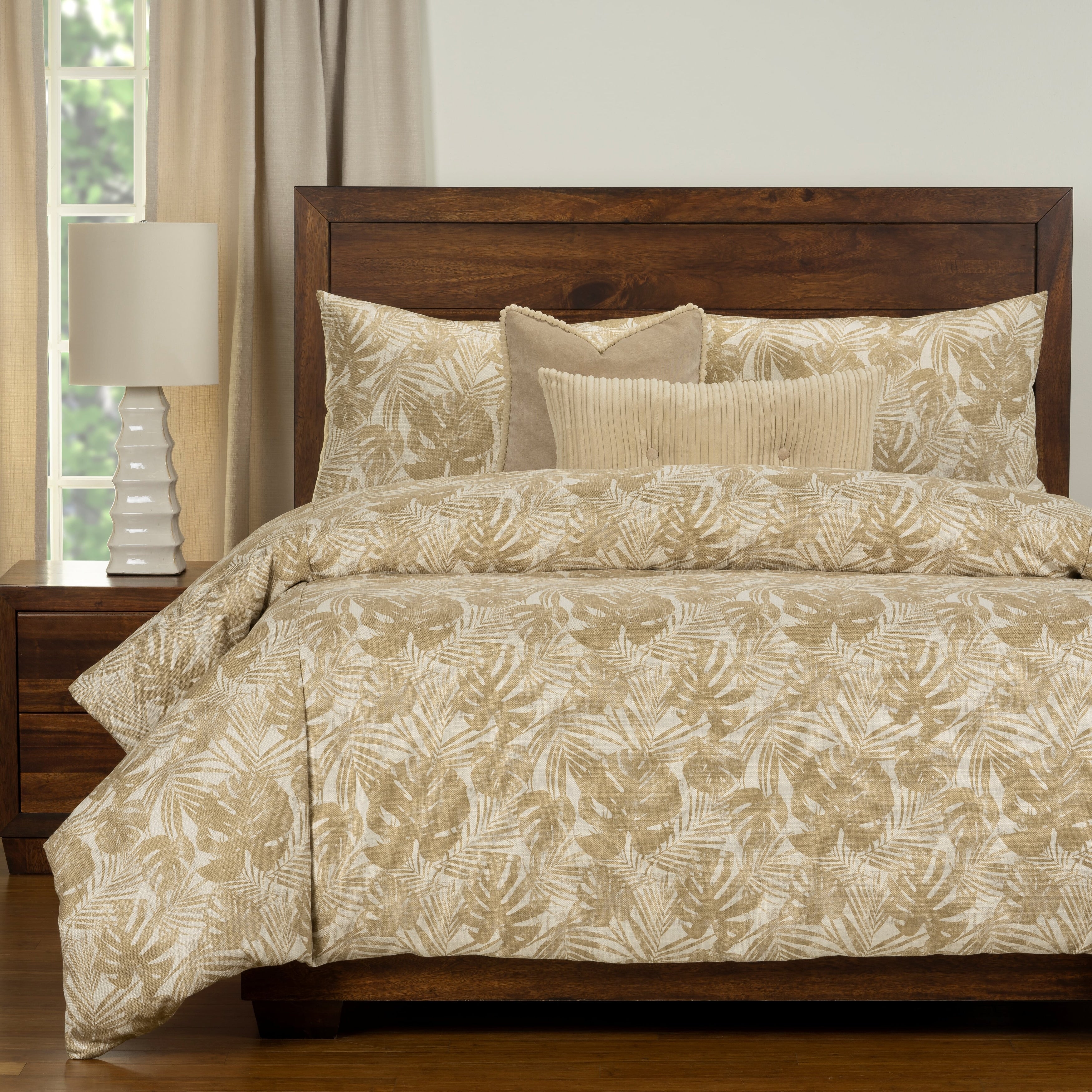 Barbados Vintage Palm Duvet Cover And Insert Set