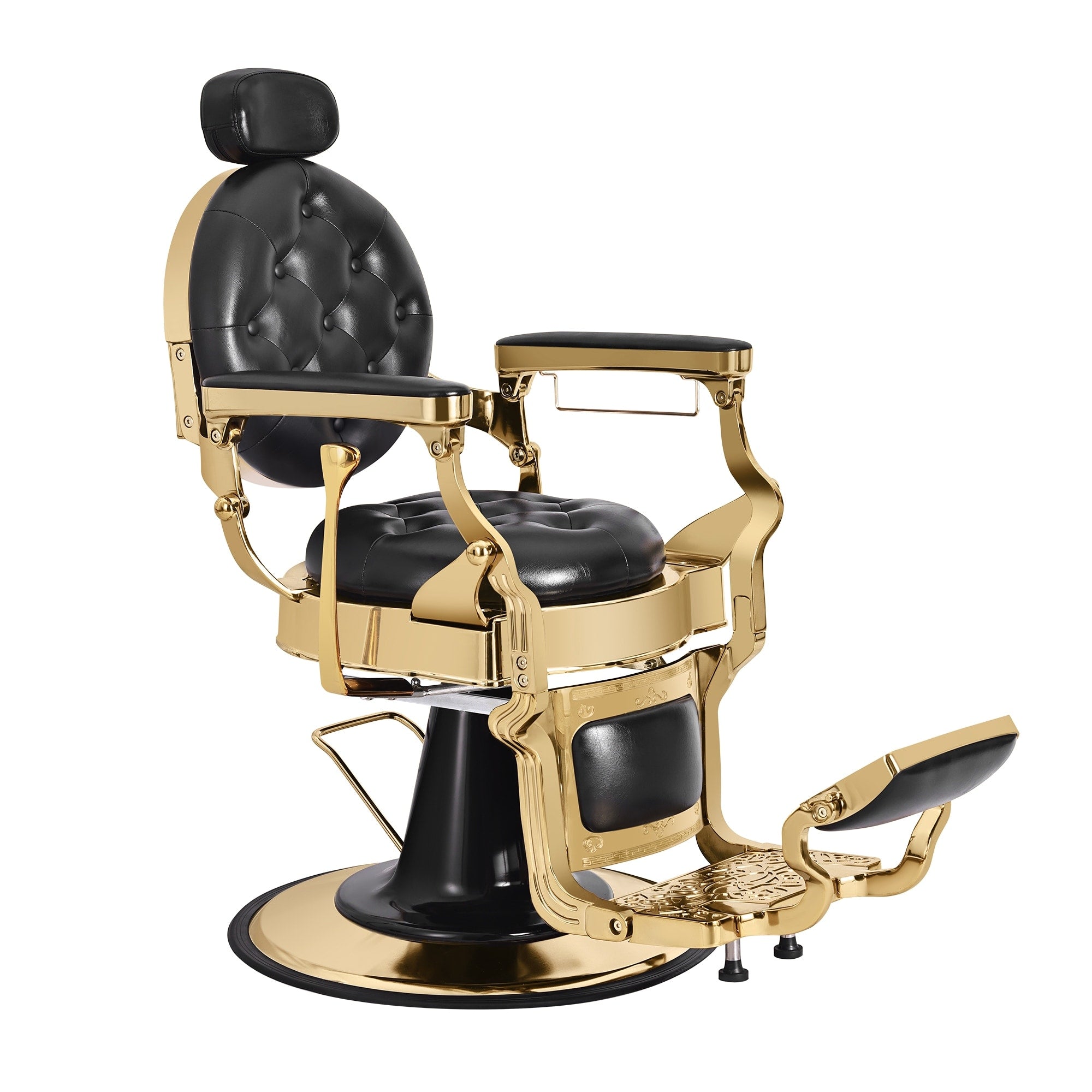 Barber Chair Hydraulic Vintage With Adjustable Height Headrest