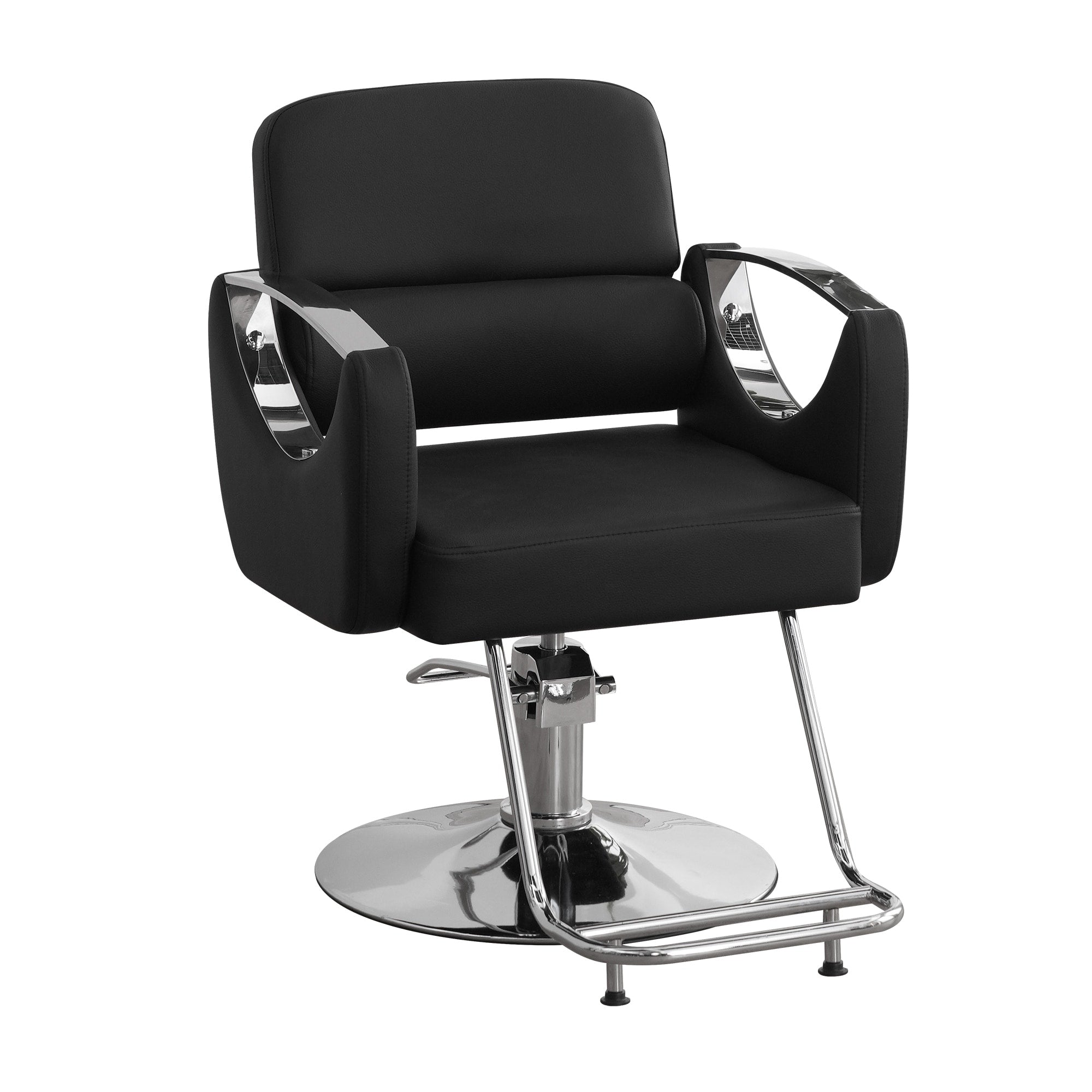 Barber Chair Salon Chair For Hair Stylist Adjustable Hydraulic Styling Chair With 360 Degrees Rolling Swivel