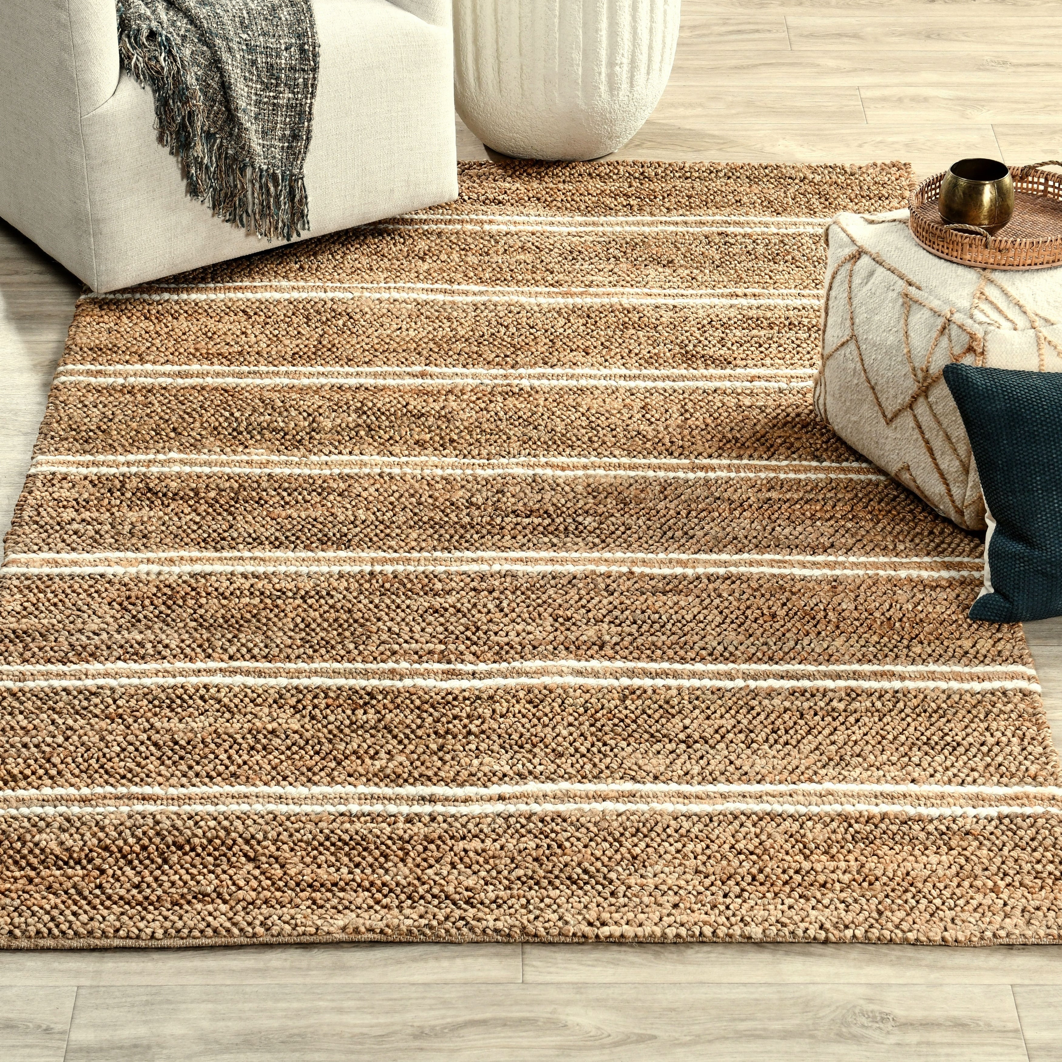 Kosas Home Handspun Stormie Jute Rug 2 X 3