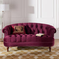 Copper Grove Marawi Velvet Chesterfield Tufted Sofa