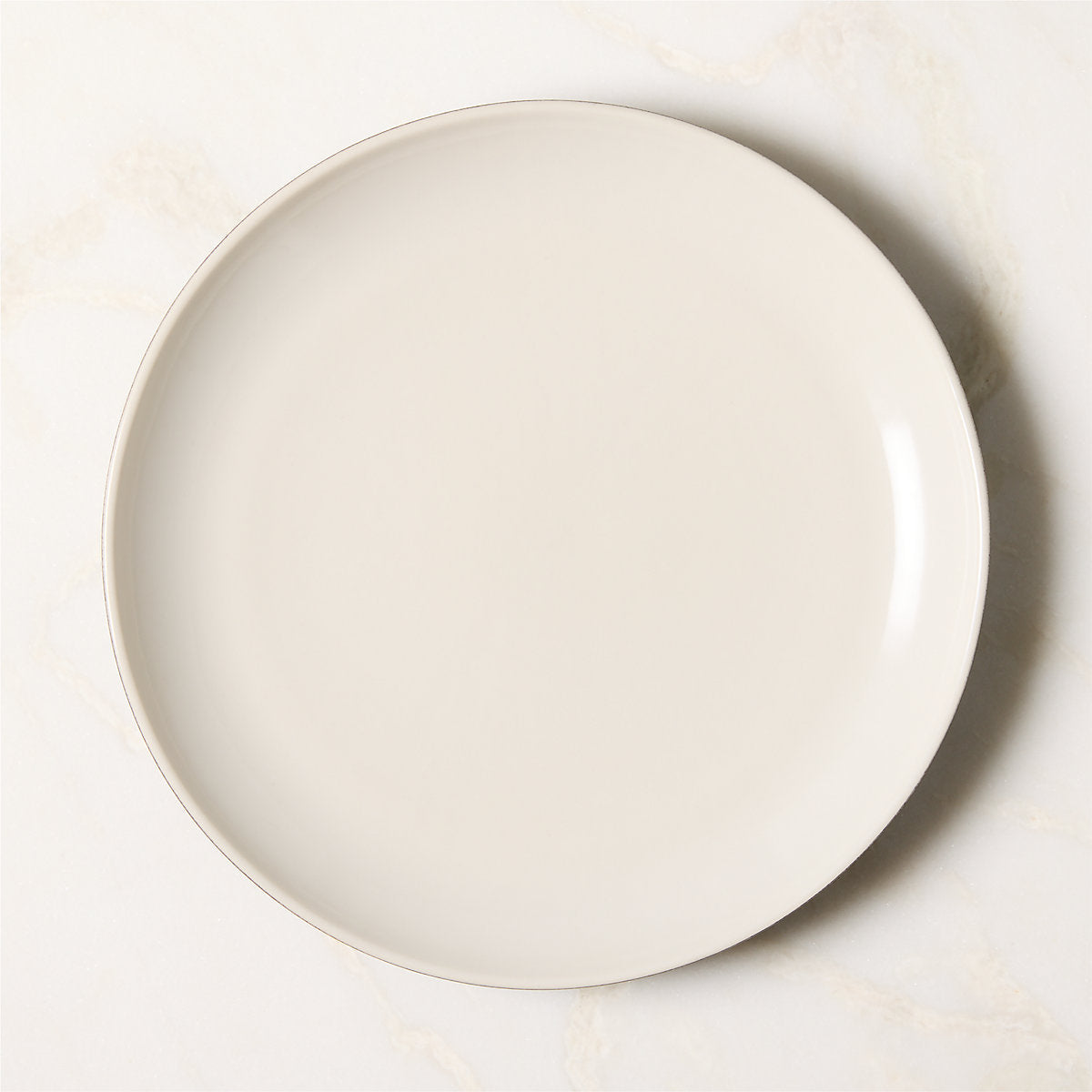 Barchan 4-Piece Black and Warm White Stoneware Dinnerware Set by Kravitz Design