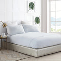 Bare Bottom Sheets All Season Glacier Gray