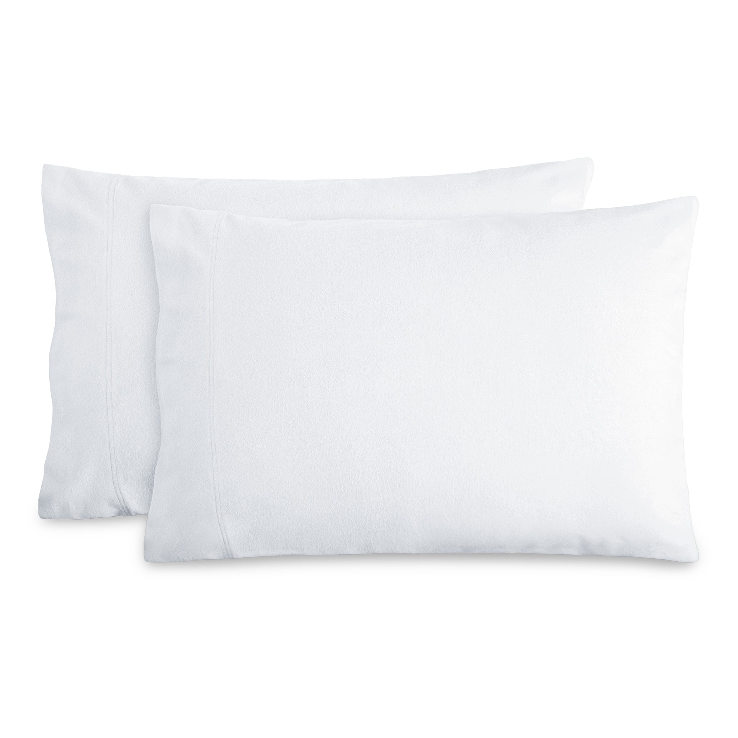 Flannel Pillowcase Set 100 Percent Cotton Soft Heavyweight Set Of 2