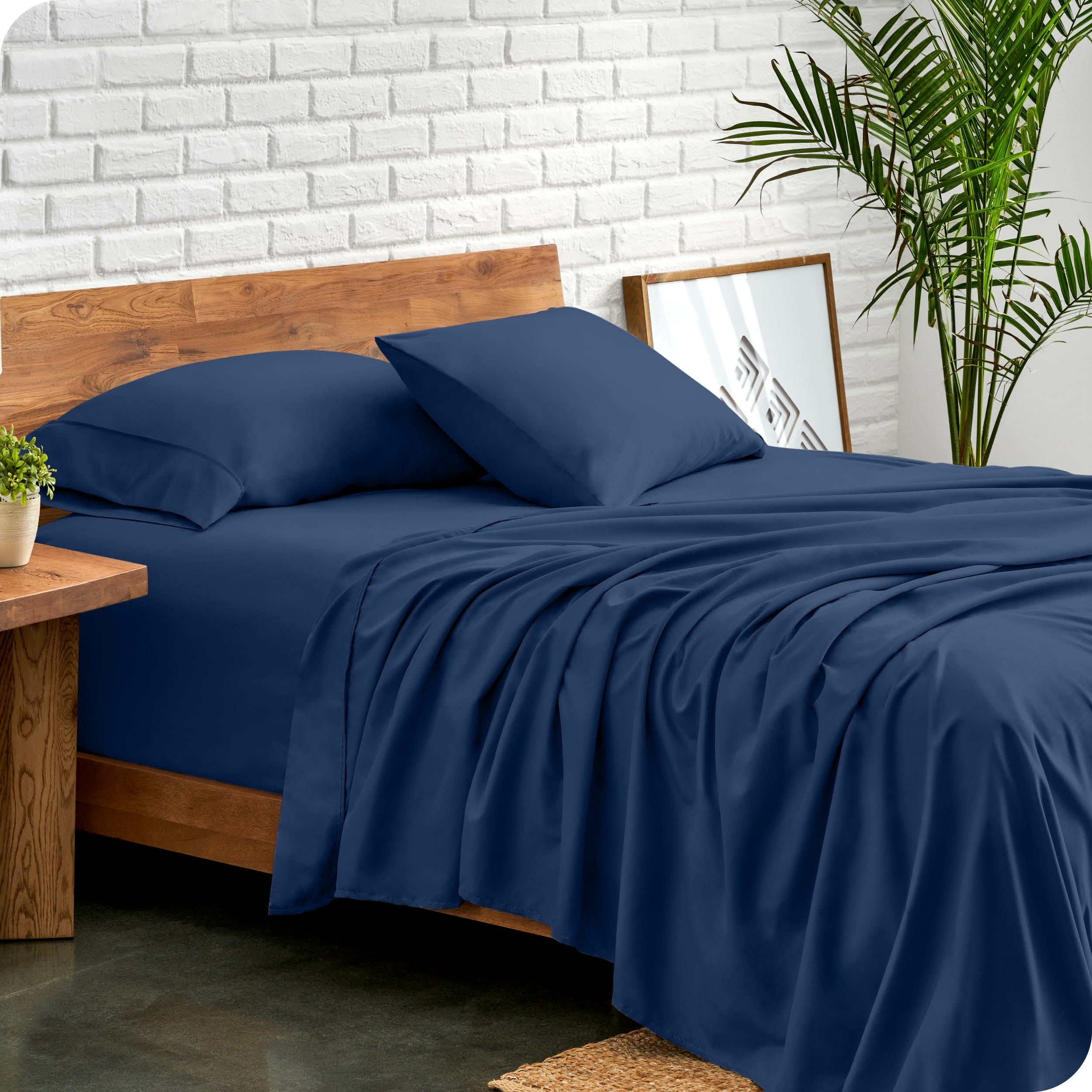 Porch Den Lost Luxury Premium 1800 Series Ultra Soft Collection Sheet Set Deep Pocket