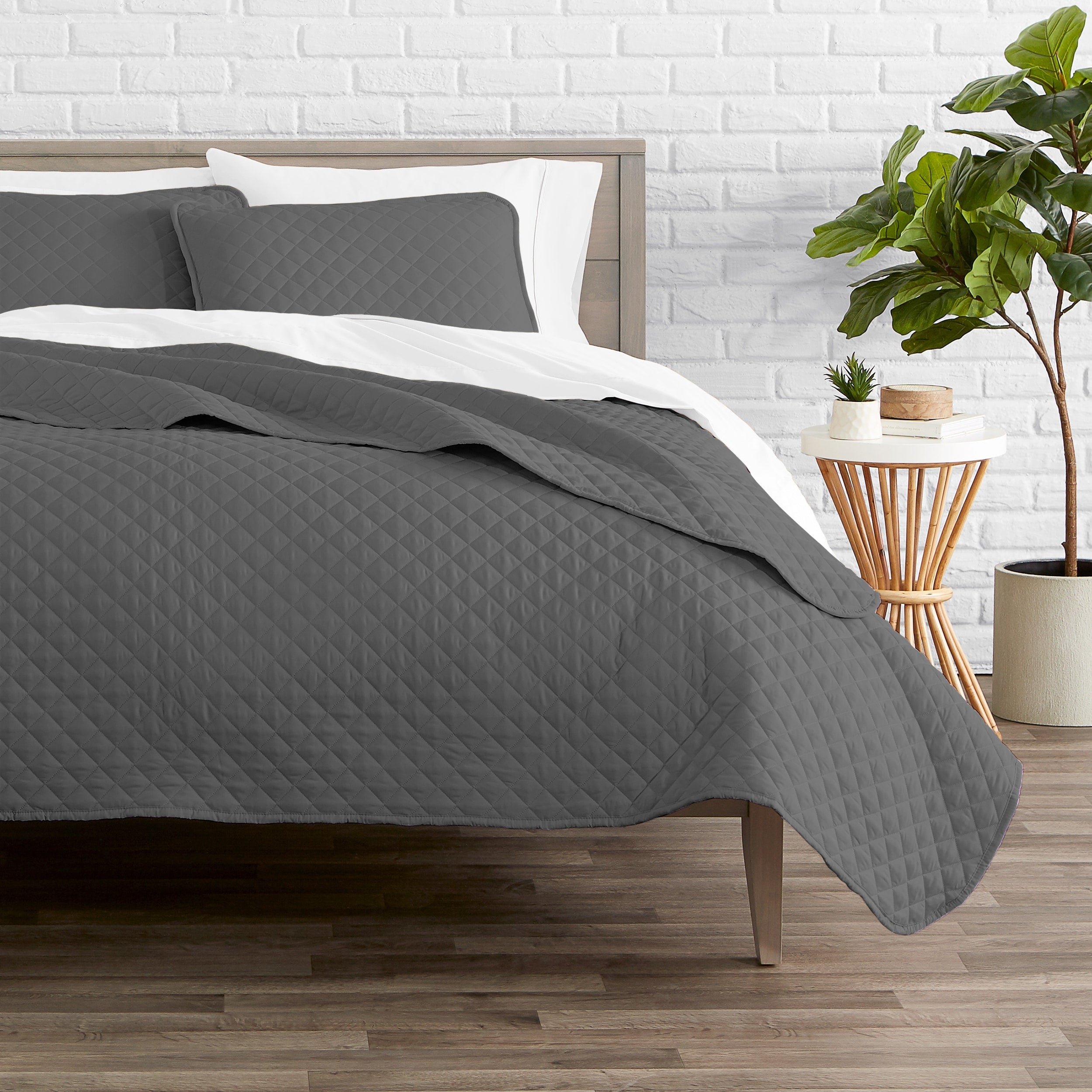 Coverlet Set Microfiber Sheet Set Diamond Stitched Lightweight Bedspread Ultra Soft Microfiber Sheet Set