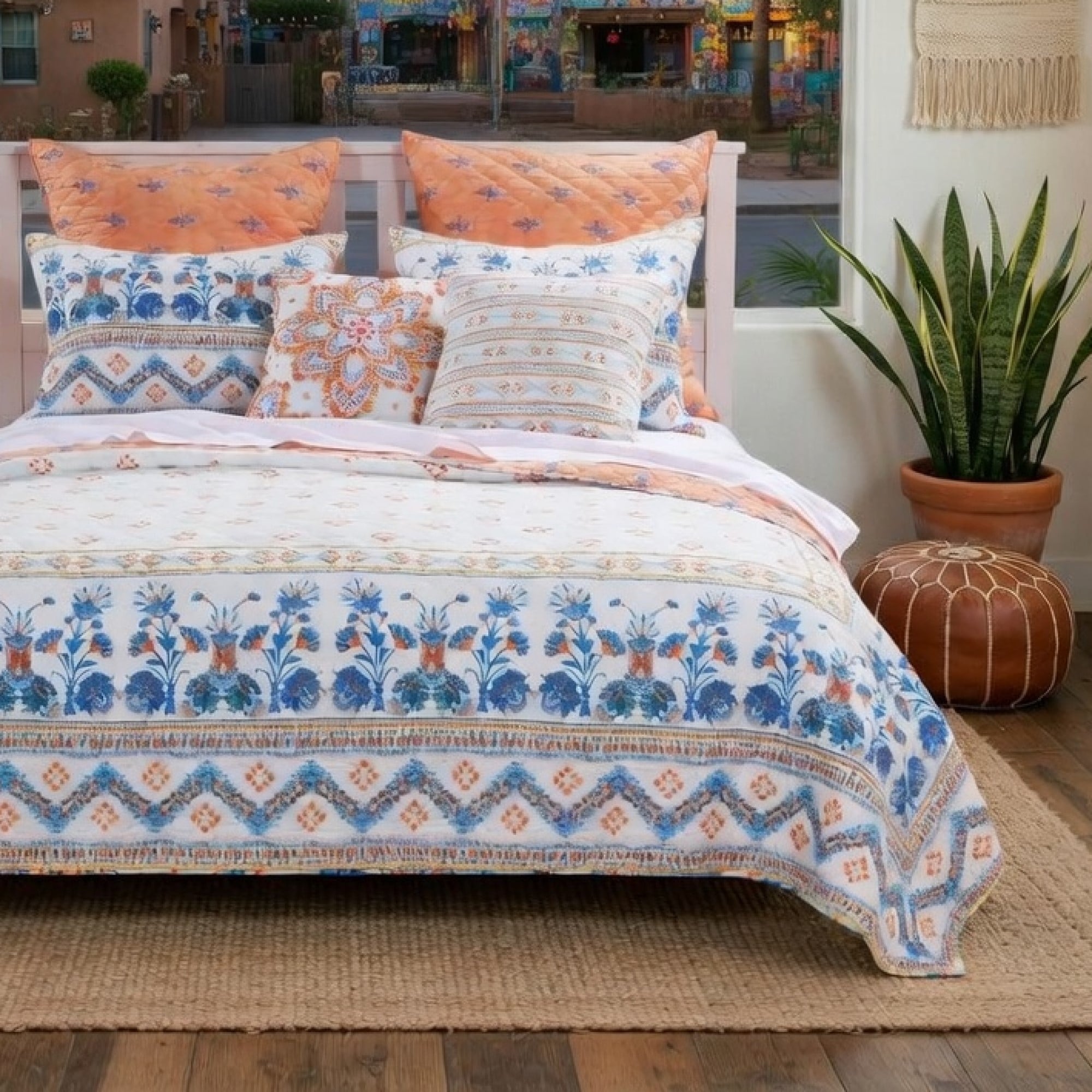 Aleena Ivory Quilt Set
