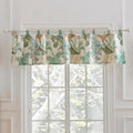 Barefoot Bungalow Atlantis Window Valance 84 Inch Wide Jade