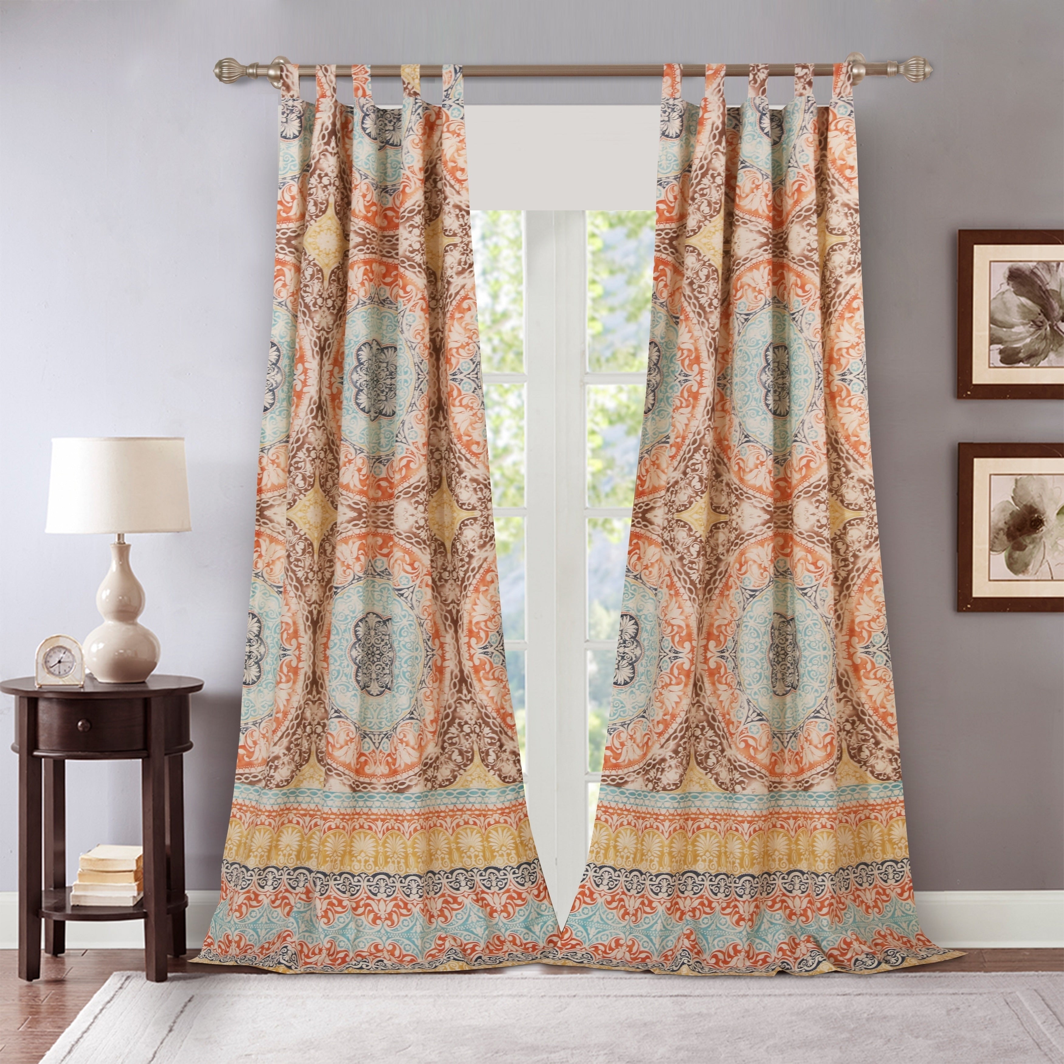 Barefoot Bungalow Olympia Curtain 4 Piece Panel Pair Set Of 2