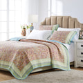 Barefoot Bungalow Palisades Pastel 3 Piece Quilt Set