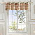 The Curated Nomad San Carlos Tan Grommet Top Window Valance