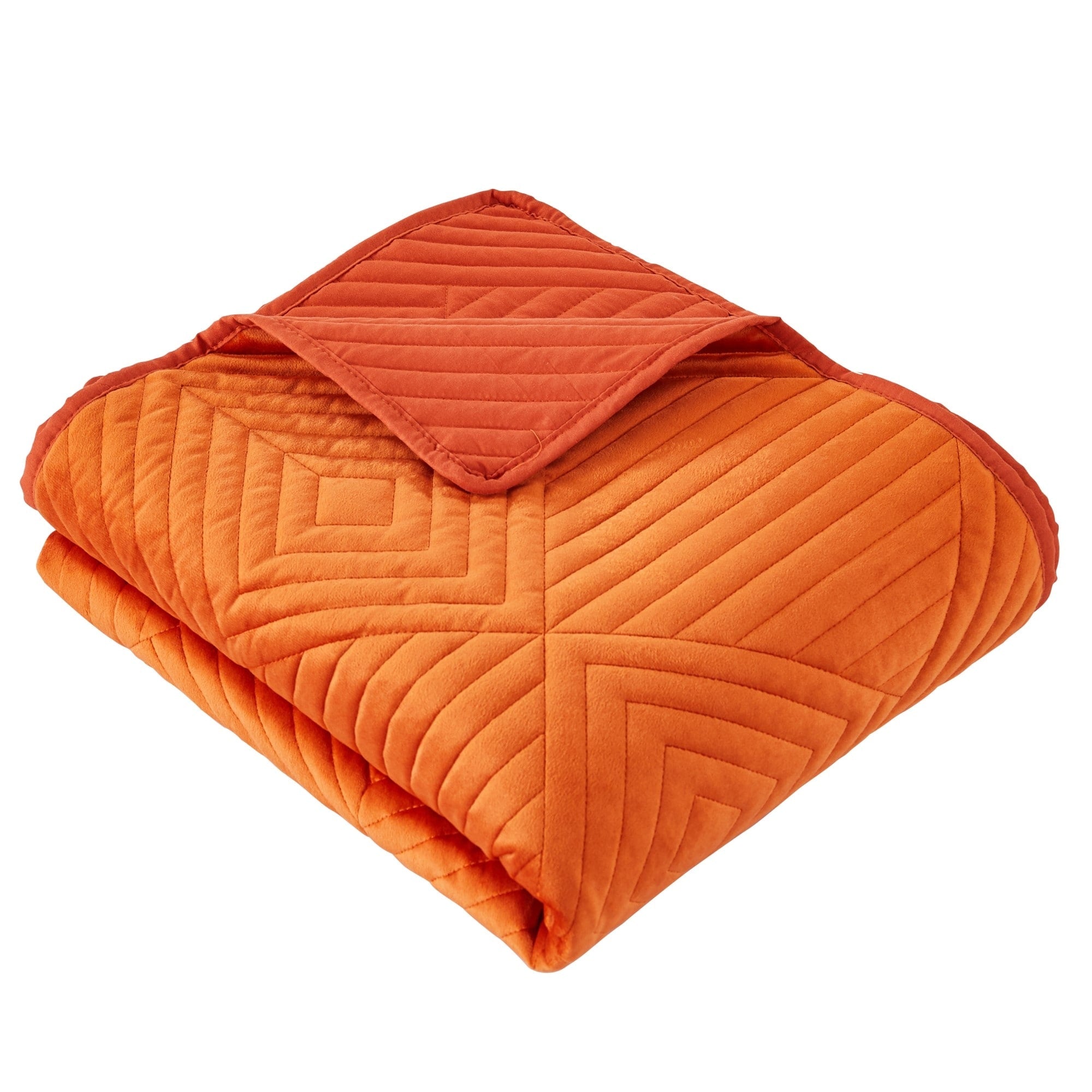 Barefoot Bungalow Riviera Velvet Quilted Throw Blanket