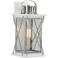 Barlowe Collection Stainless Steel One Light Medium Wall Lantern 17.13 X 10.63 X 9.84