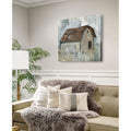 Barn At Dusk Gallery Wrapped Canvas