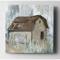 Barn At Dusk Premium Gallery Wrapped Canvas