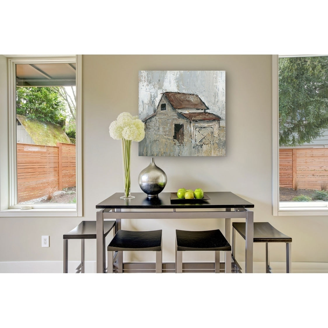 Barn At Midday Gallery Wrapped Canvas