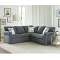 Baron Grey Sectional Sofa Bed With Queen Gel Memory Foam Mattress