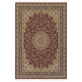 Manchester Baroque Medallion Fringed Area Rug 53 X 76