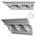 Baroque Style 7.5 Inch Crown Molding 8 Pieces