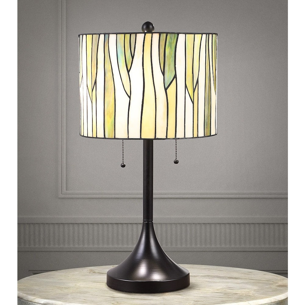 Barossa 25 H Tiffany Style Green Table Lamp